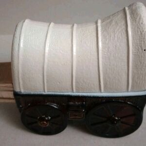 Vintage Avon Covered Wagon Men's After Shave Bottle Collectible - Empty Bottle